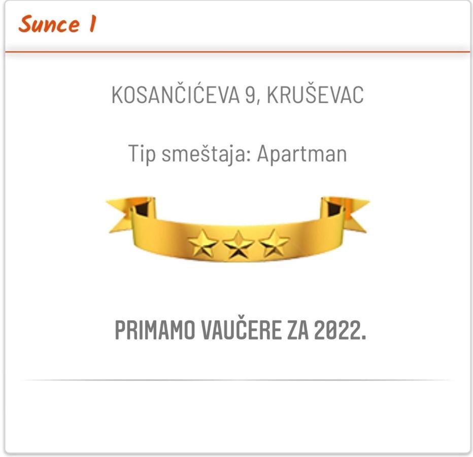 KruševacSunce公寓 外观 照片